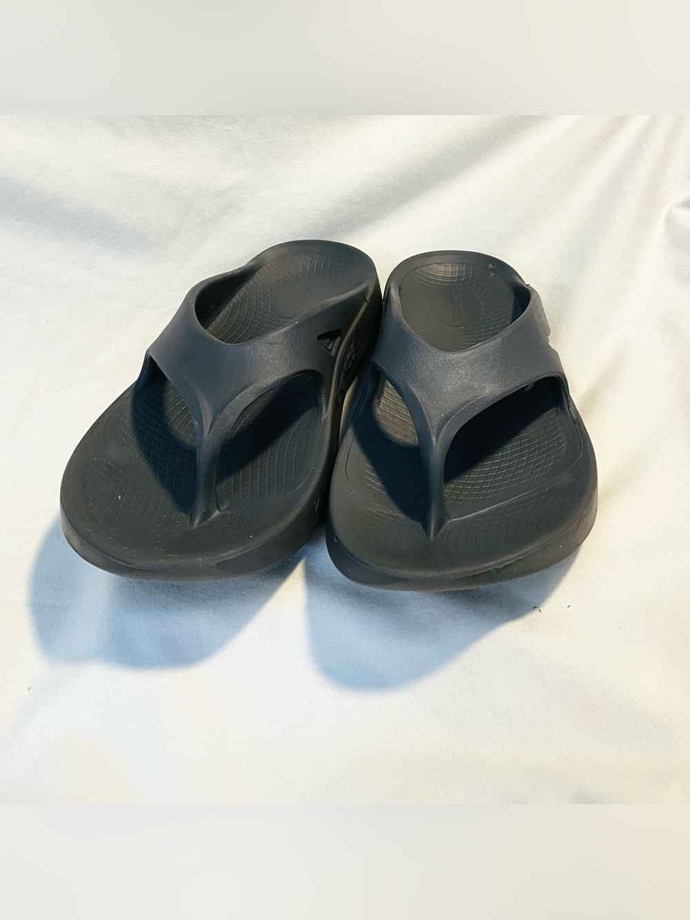 OOFOS OOriginal Recovery Thong Sandals/Flip-Flops - Gray - Size~Mens 9/Wmen 11